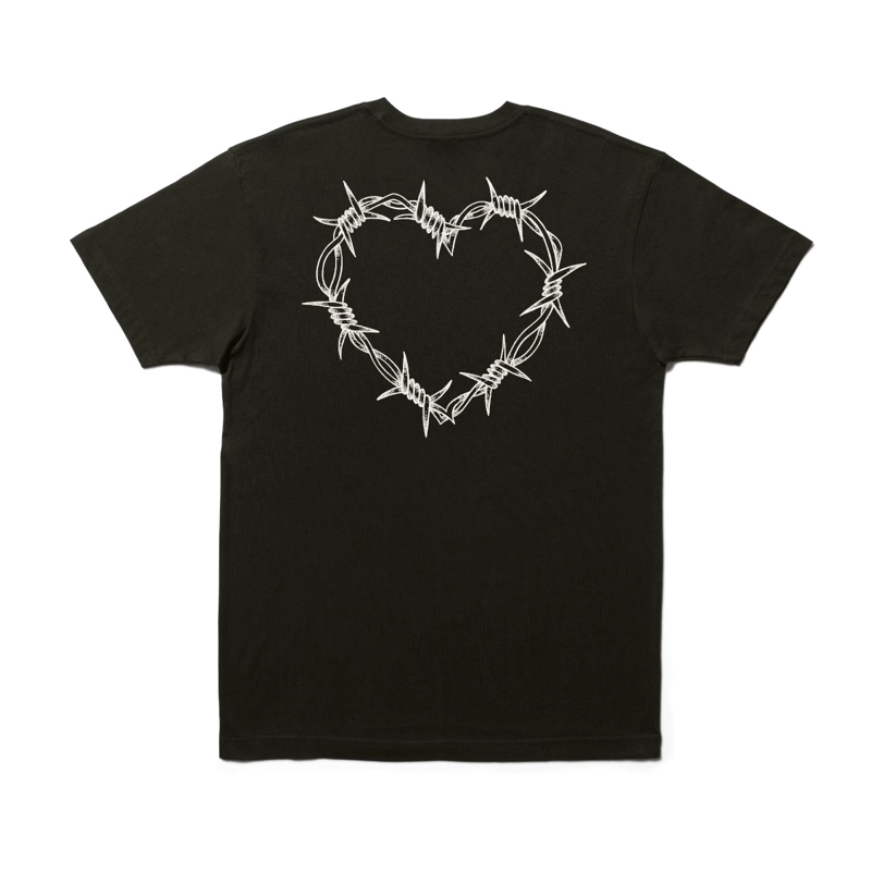 POLERA STANCE DON'T GO BLEED MY HEART BLACK - 2