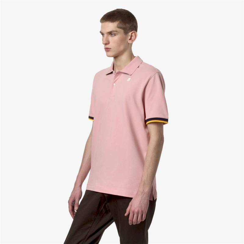 POLERA K-WAY MEN VINCENT PINK ASH - 3