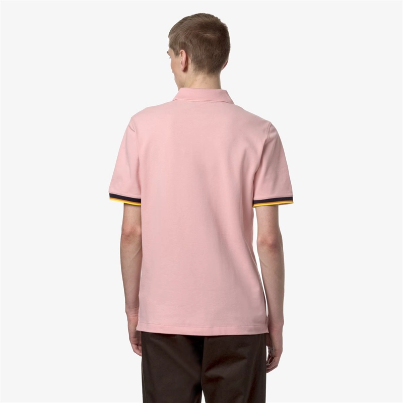 POLERA K-WAY MEN VINCENT PINK ASH - 4