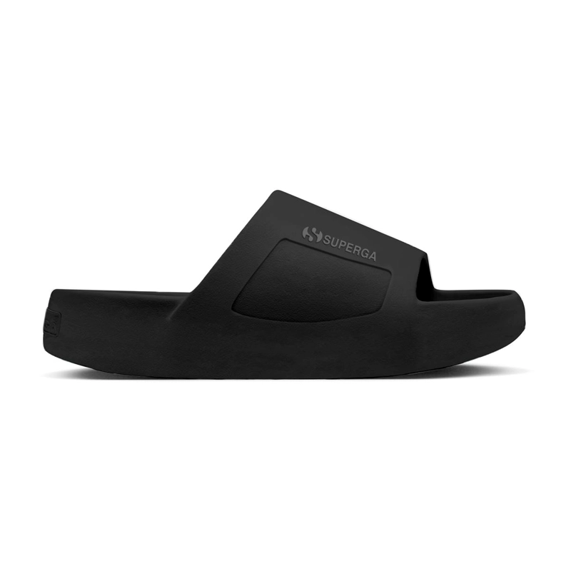 SANDALIA SUPERGA 1950 MONOBLOCK SLIDE BLACK - 1