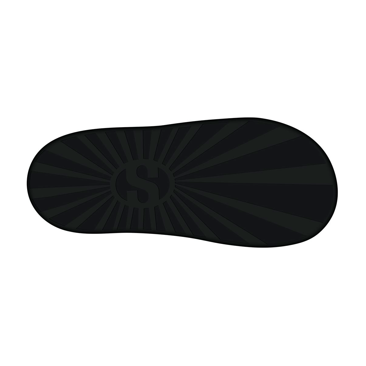 SANDALIA SUPERGA 1950 MONOBLOCK SLIDE BLACK - 2