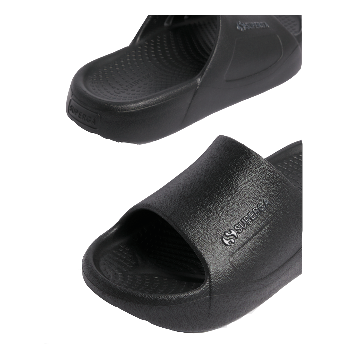 SANDALIA SUPERGA 1950 MONOBLOCK SLIDE BLACK - 4