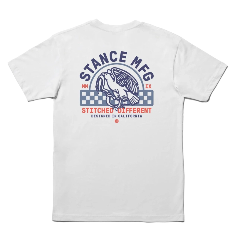 POLERA STANCE CLASSIC PREY WHITE - 2