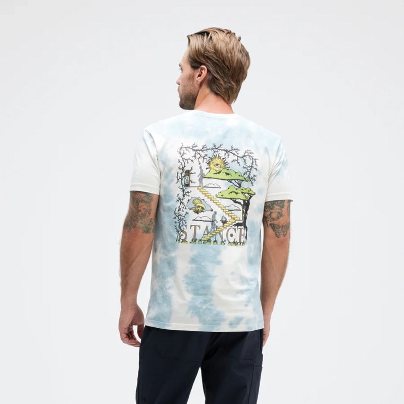 POLERA STANCE SOL BLUE WASHED - 3