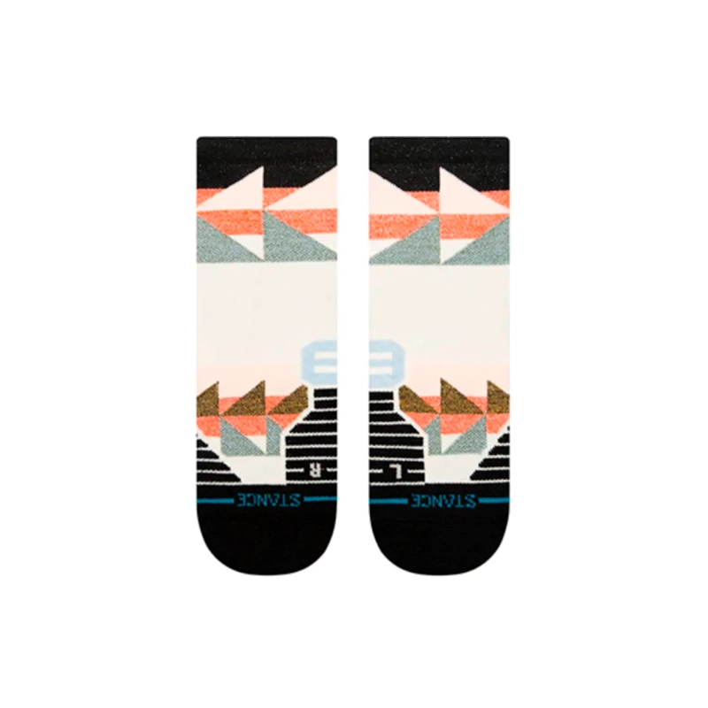 STANCE SOCK WOMEN TRI WOOL MID QUARTER BLACK - 2