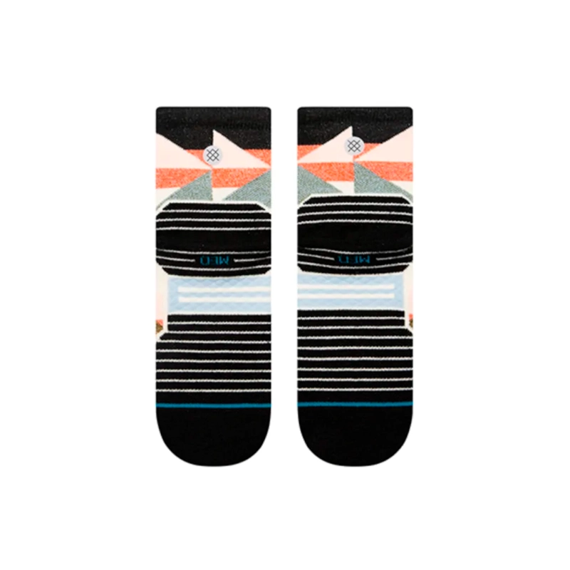 STANCE SOCK WOMEN TRI WOOL MID QUARTER BLACK - 3