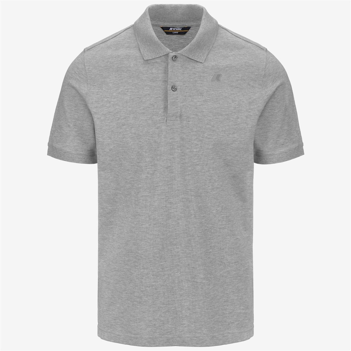 POLERA K-WAY MEN AMEDEE PIQUE GREY MELANGE - 1