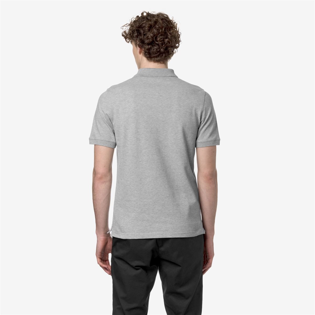 POLERA K-WAY MEN AMEDEE PIQUE GREY MELANGE - 4