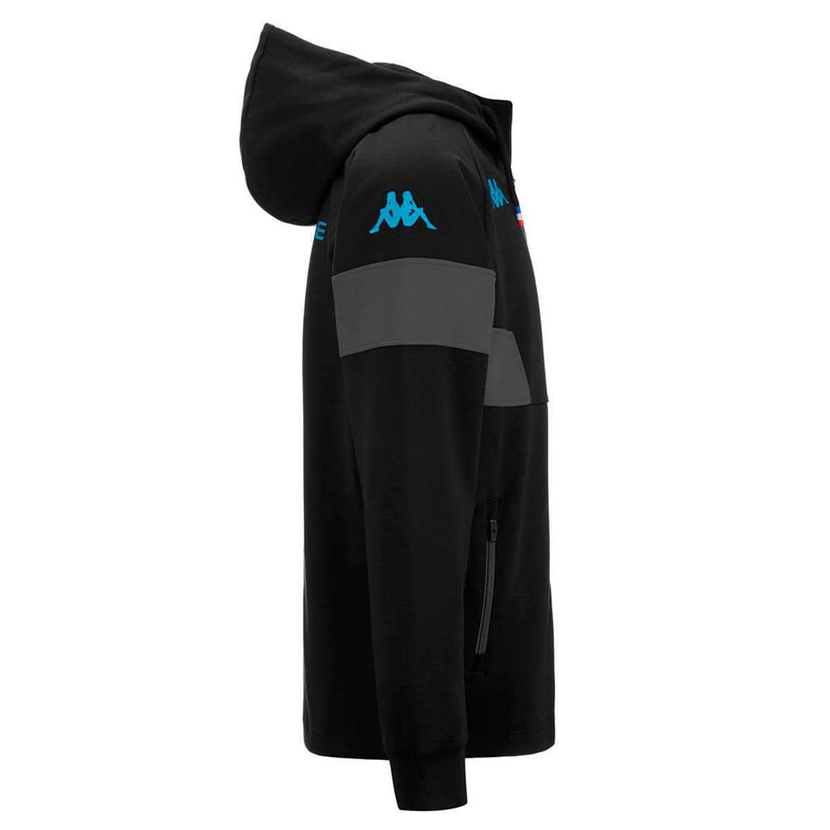 CHAQUETA KAPPA MEN SUPPORTER ADORFEO ALPINE F1 BLACK GREY LI - 2