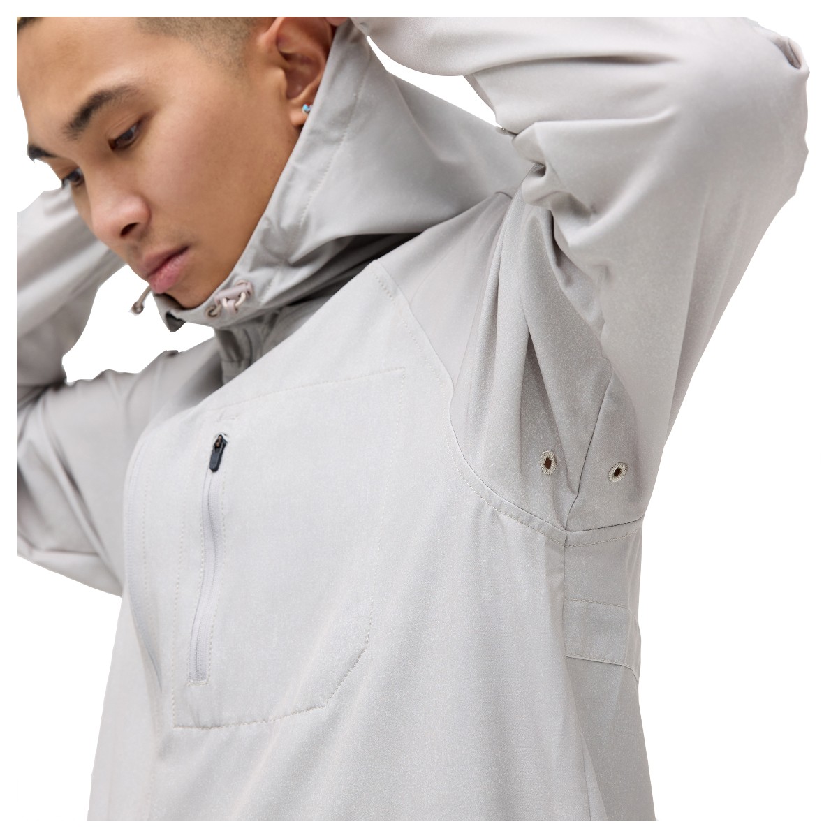 CHAQUETA STANCE WARM UP STING GREY - 9