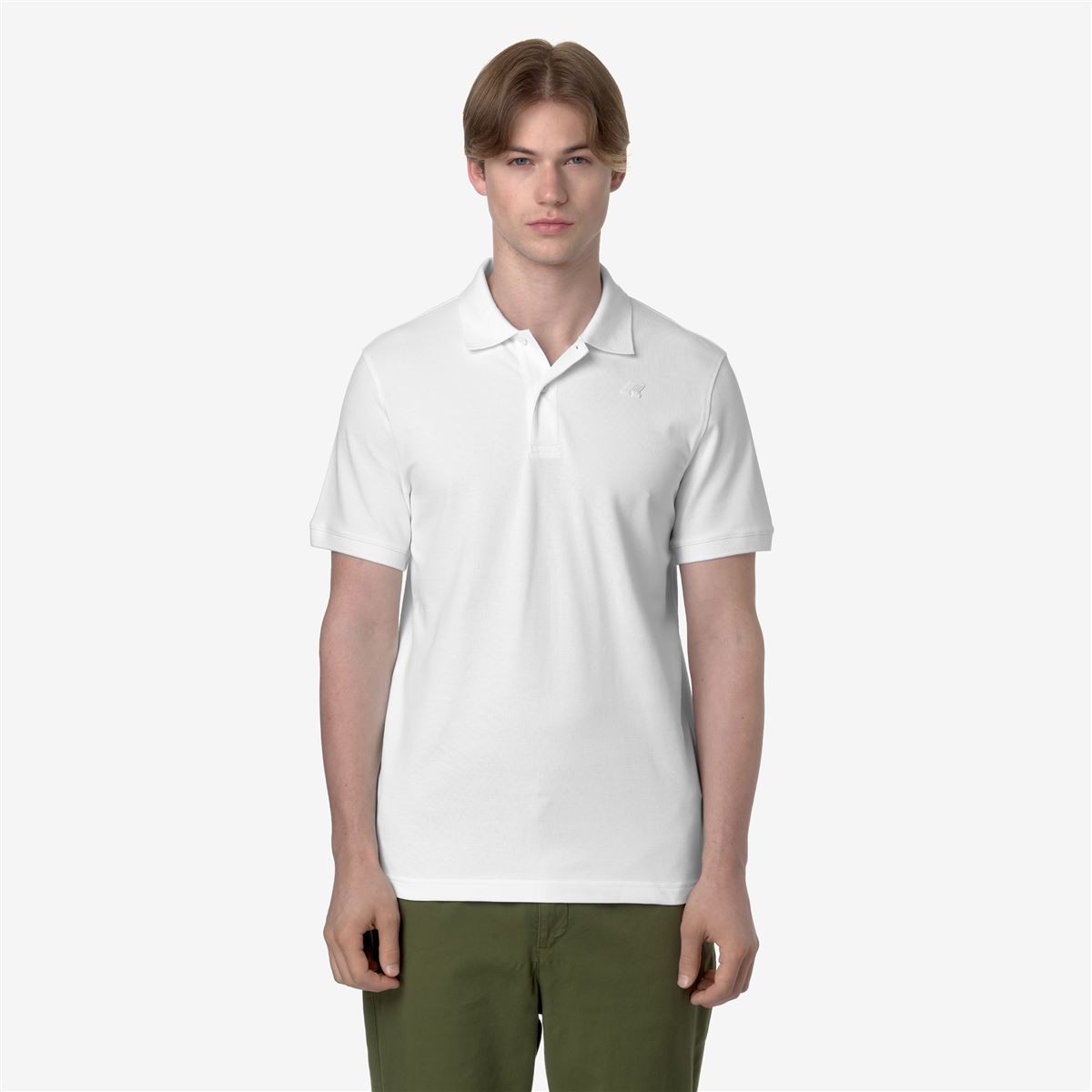 POLERA K-WAY MEN AMEDEE PIQUE WHITE - 2