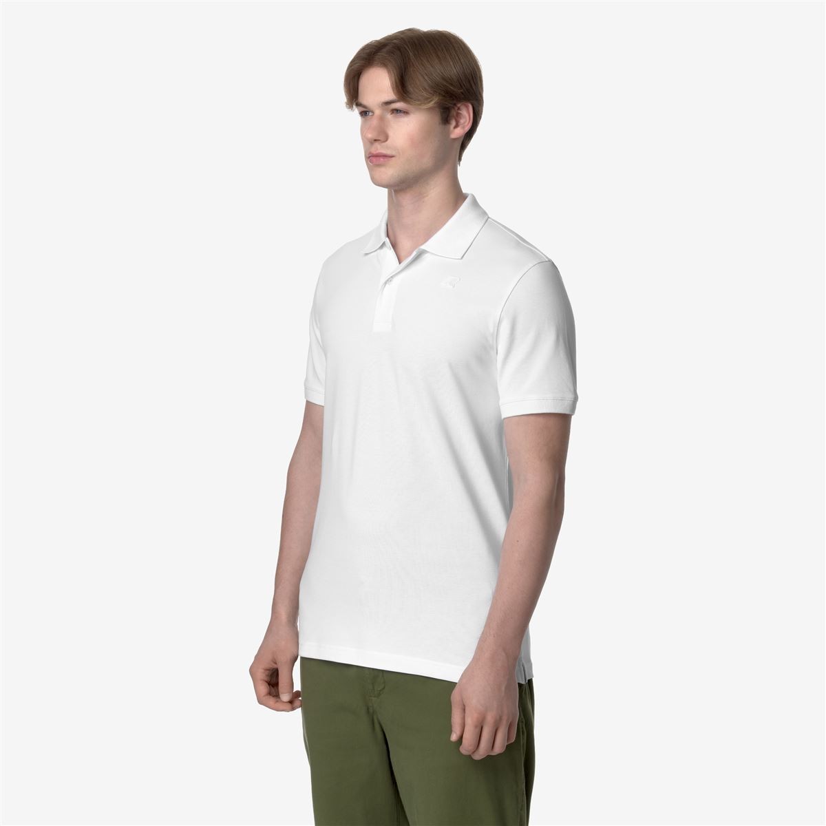 POLERA K-WAY MEN AMEDEE PIQUE WHITE - 3
