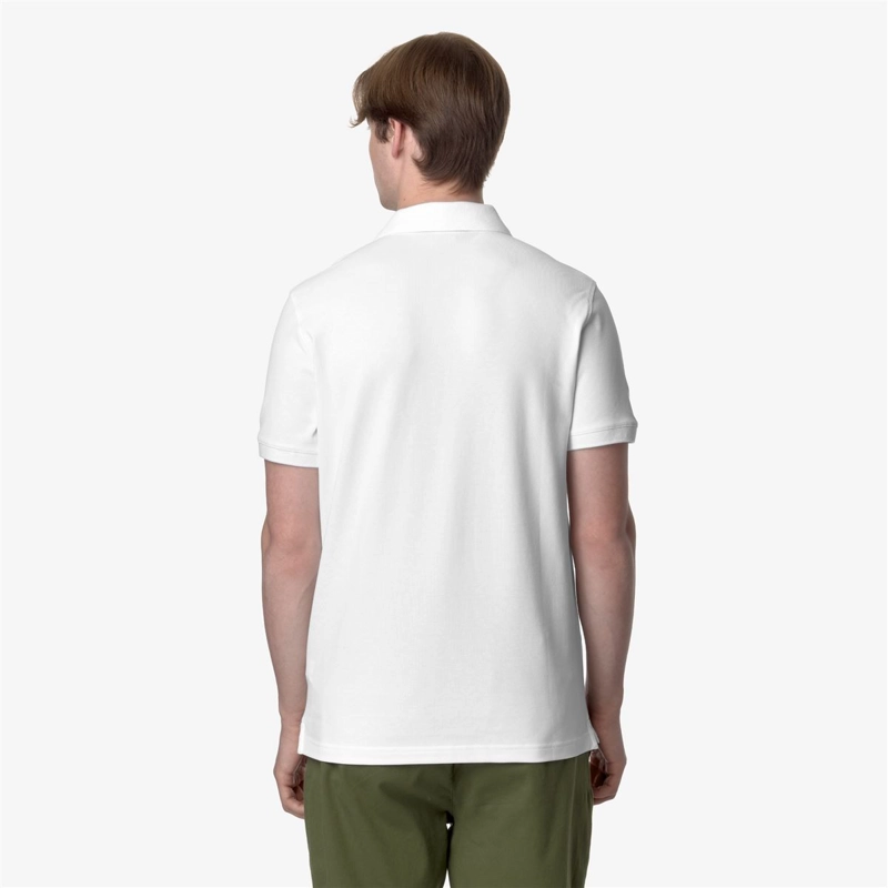 POLERA K-WAY MEN AMEDEE PIQUE WHITE - 4