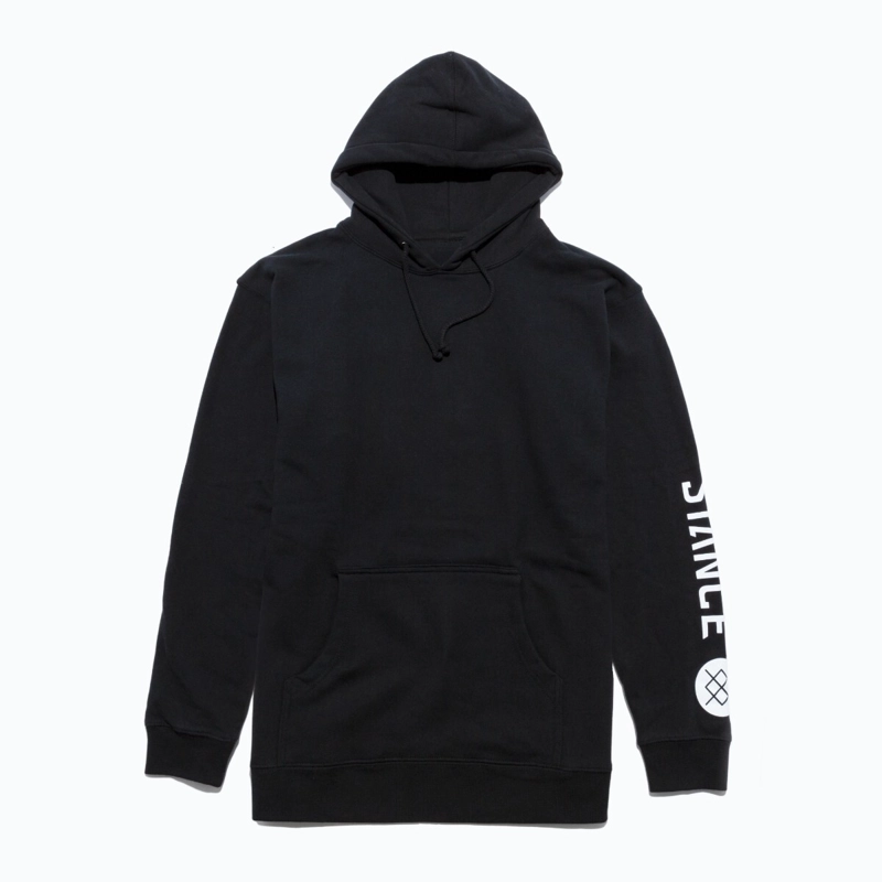 POLERON ICON HOODIE BLACK STANCE - 1