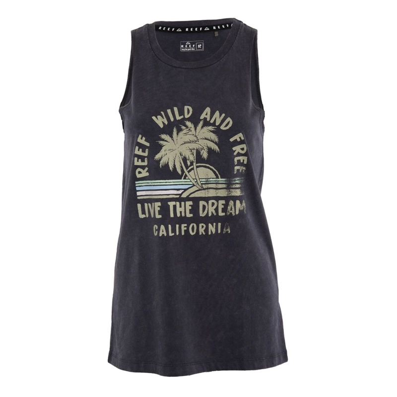 POLERA KIDS MUSCULOSA BLUE PALM - 1