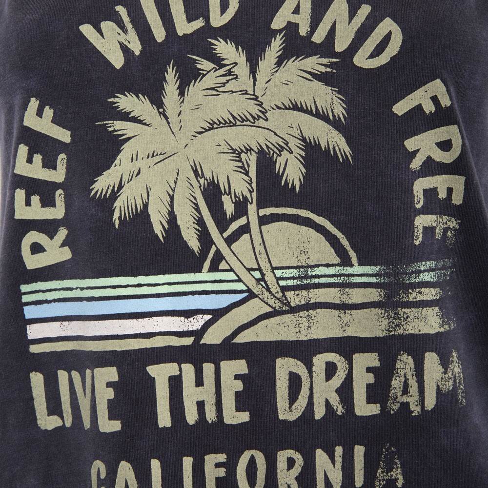 POLERA KIDS MUSCULOSA BLUE PALM - 4