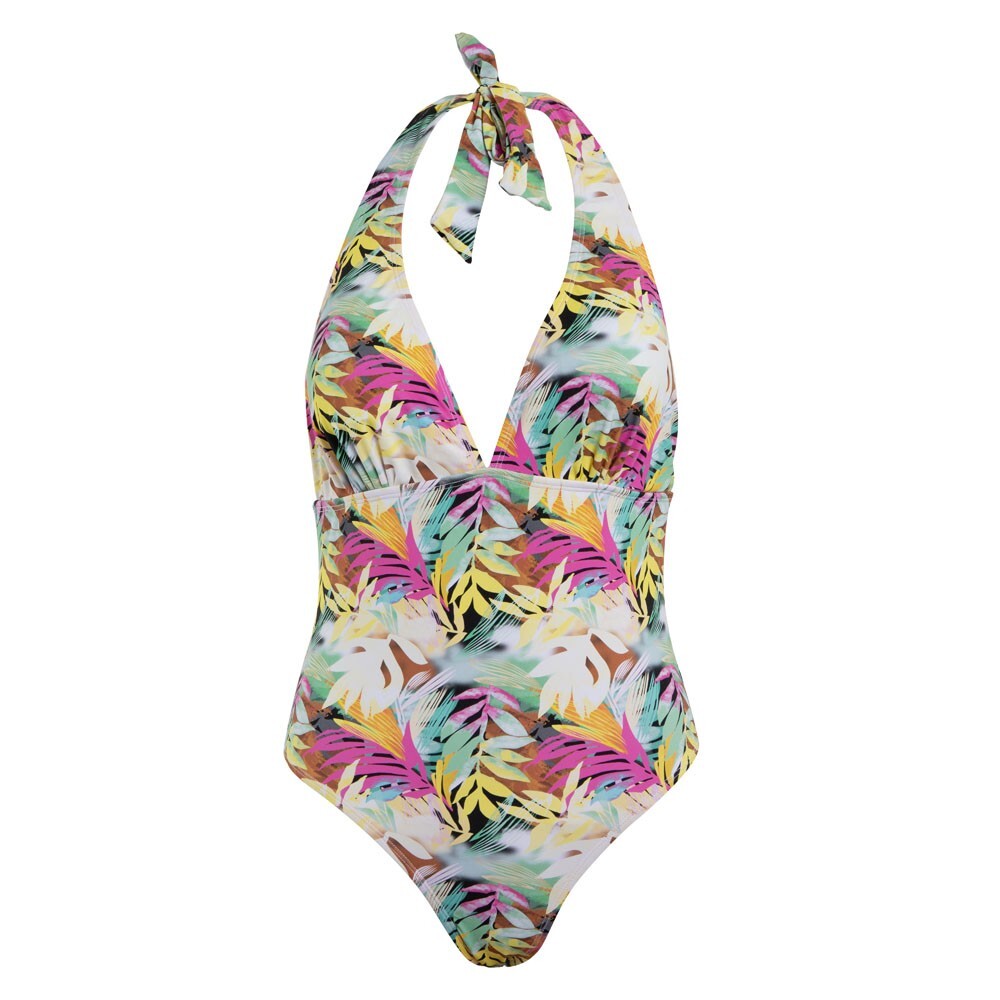 TRAJE DE BAÑO AMARRE EN CUELLO MULTICOLOR - 1