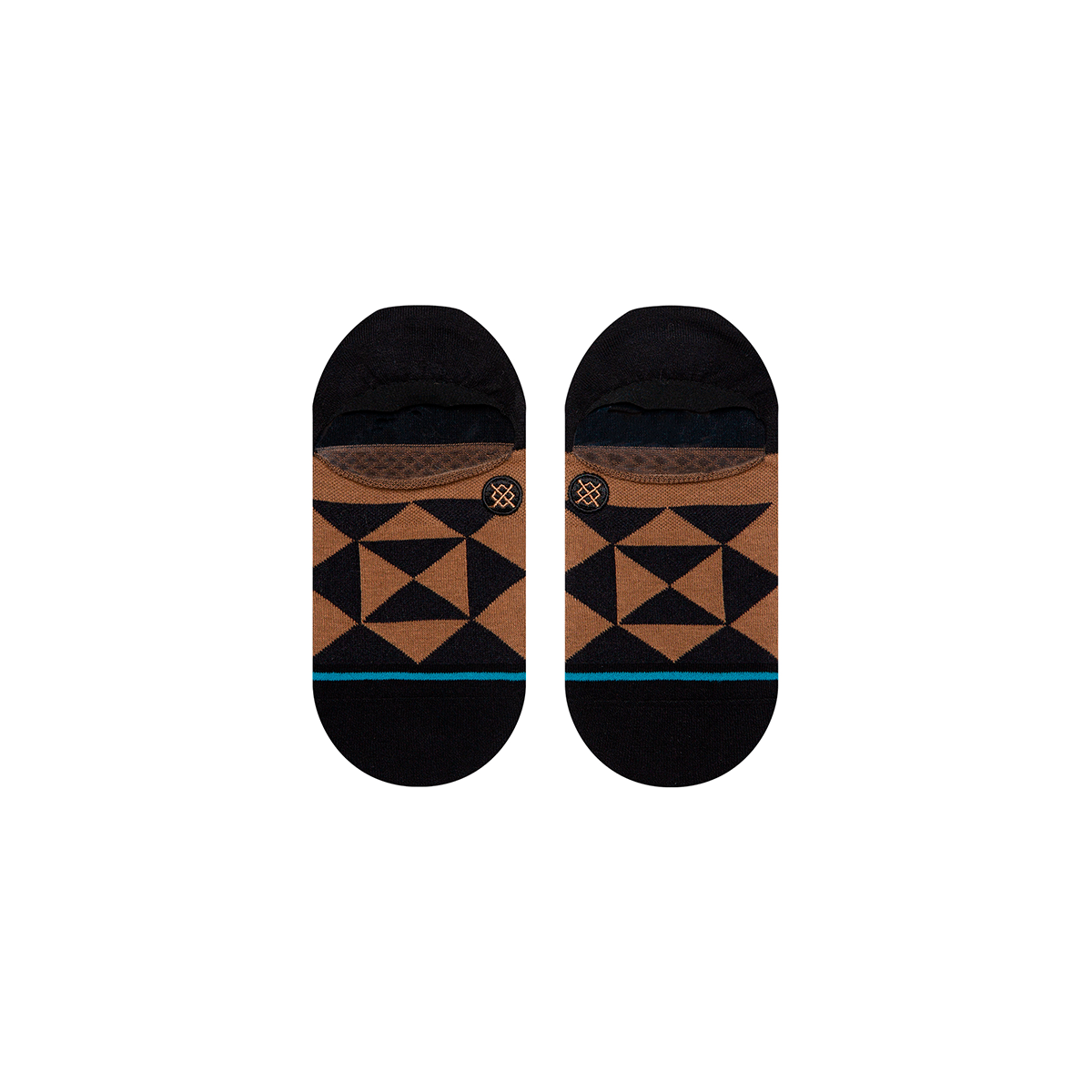 STANCE SOCK NO SHOW MEN ALTER BLACK BROWN - 2