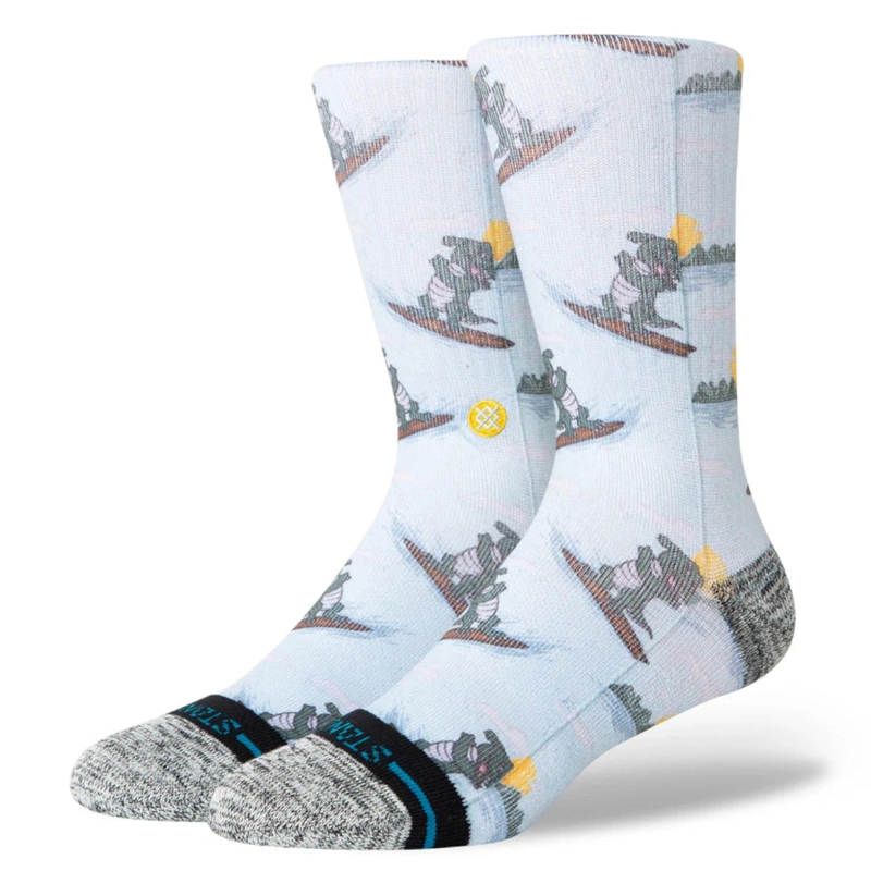 STANCE SOCK LATER GATOR CREW LIGHT BLUE - 1