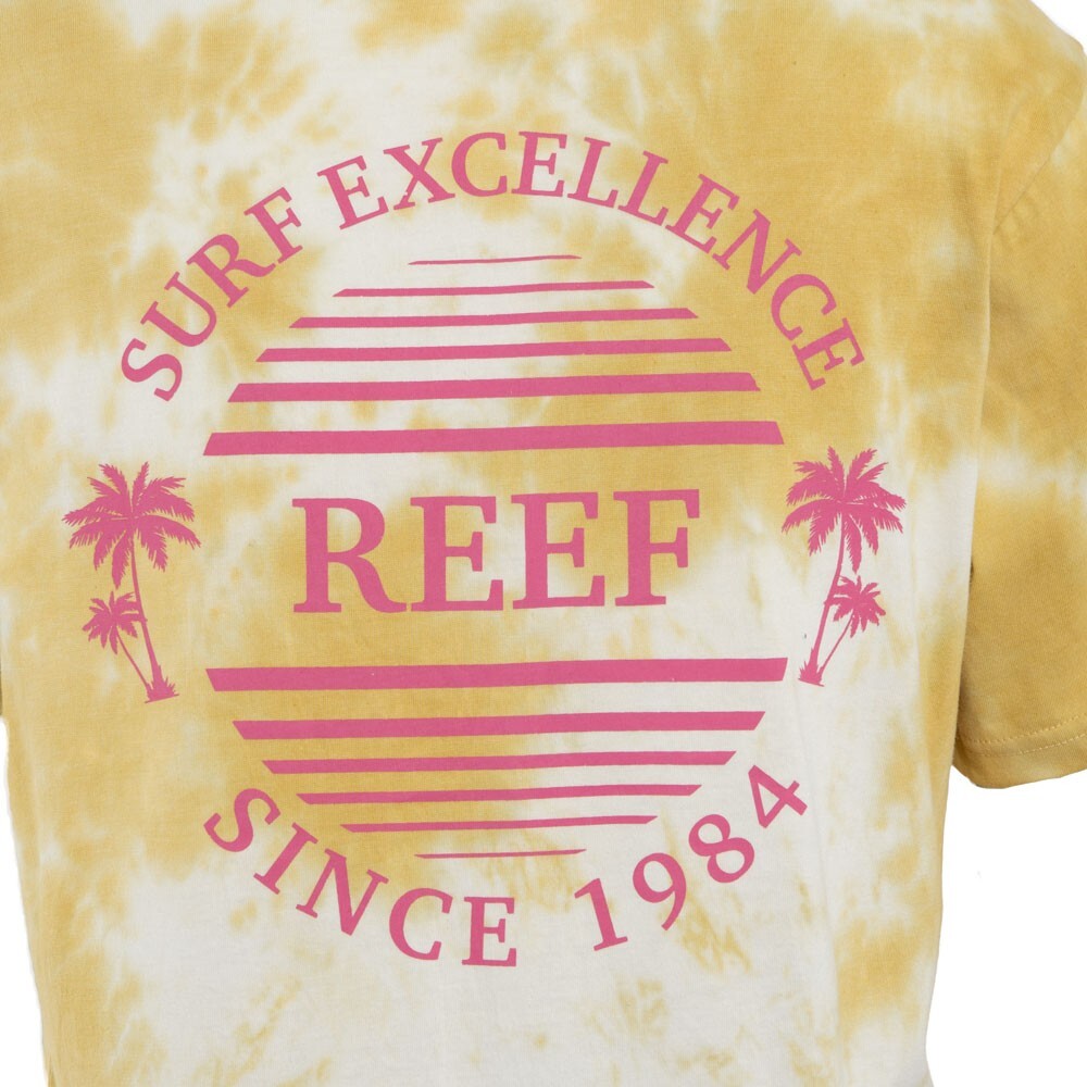 POLERA MANGA CORTA TIE DYE YELLOW BEIGE PINK - 4