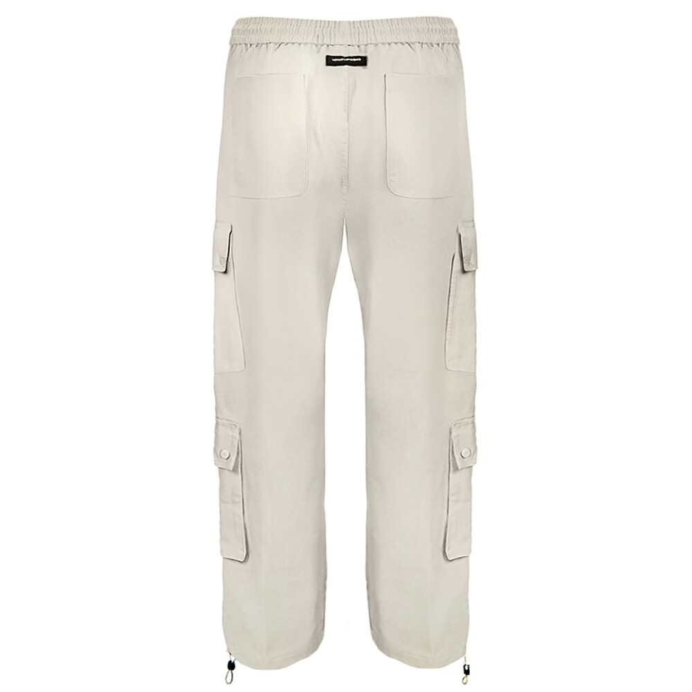 PANTALON WHATUP MEN CARGO BEIGE LOW LOGO - 2