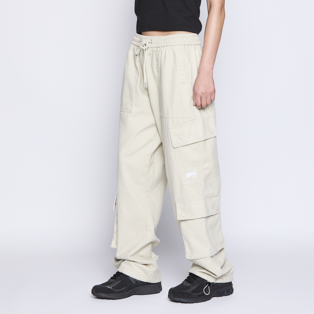 PANTALON WHATUP MEN CARGO BEIGE LOW LOGO - 5