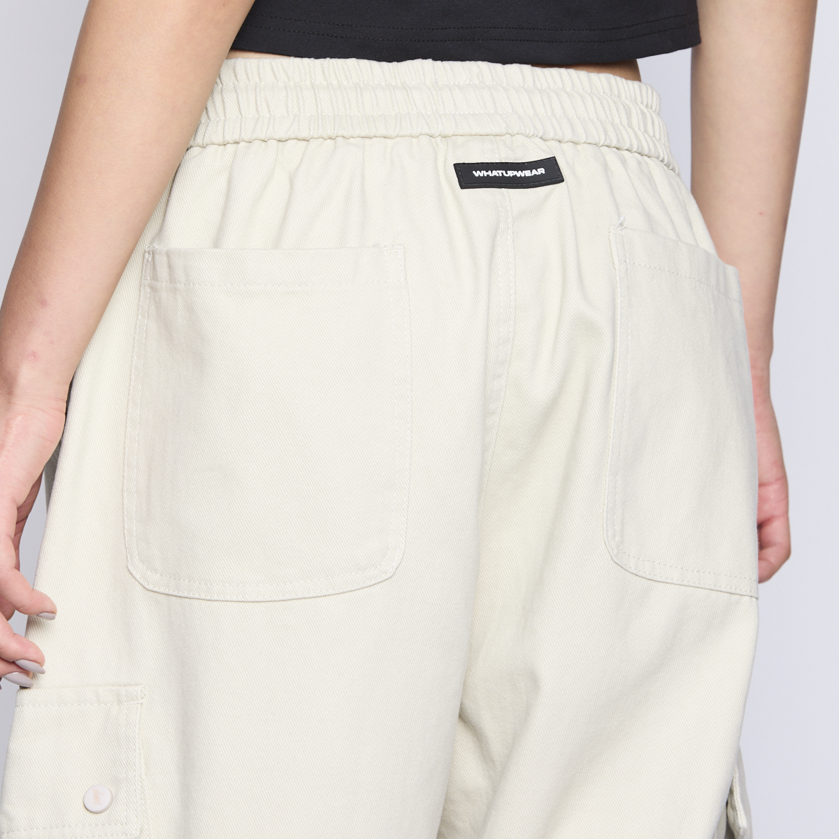 PANTALON WHATUP MEN CARGO BEIGE LOW LOGO - 9