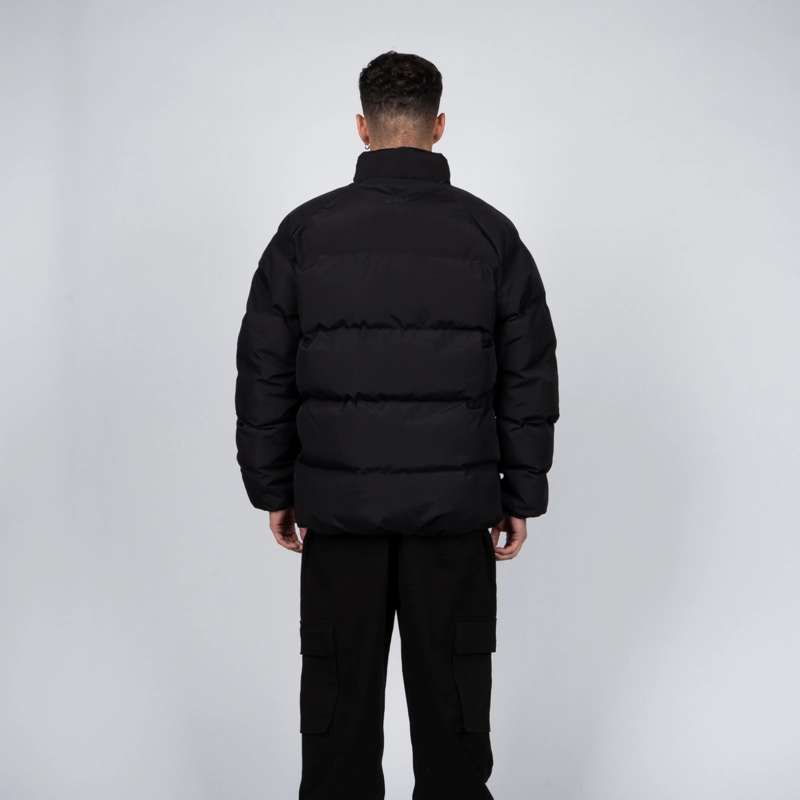 PARKA WHATUP MEN FULL ZIPPER ALL BLACK - 2