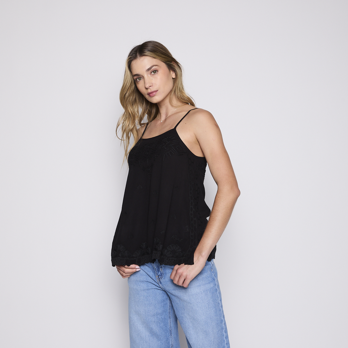 BLUSA PABILO REEF WOMEN BLACK - 2