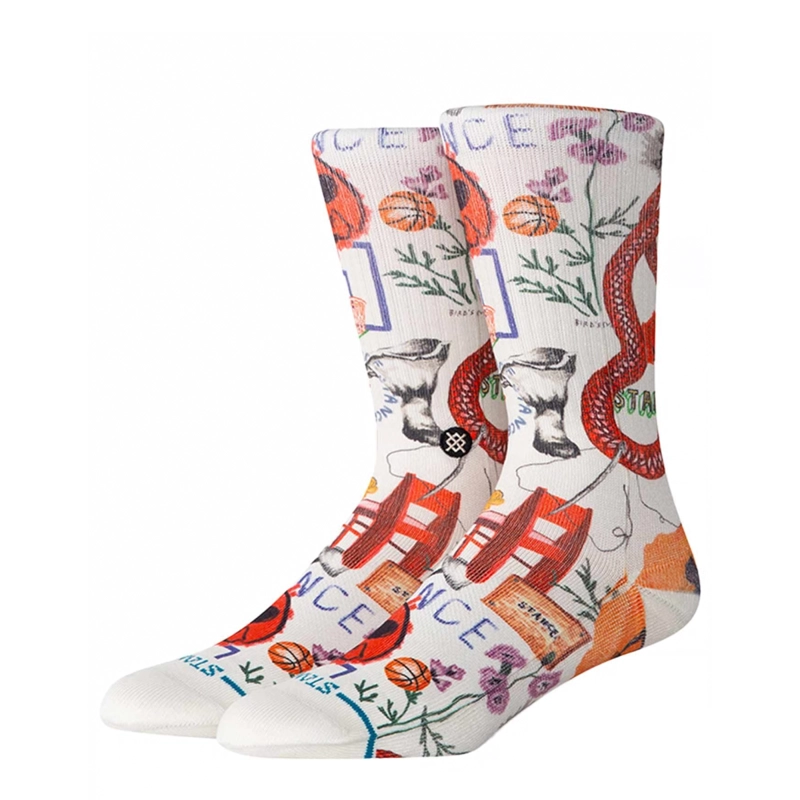 STANCE SOCK CALICATION CREW CANVAS - 1