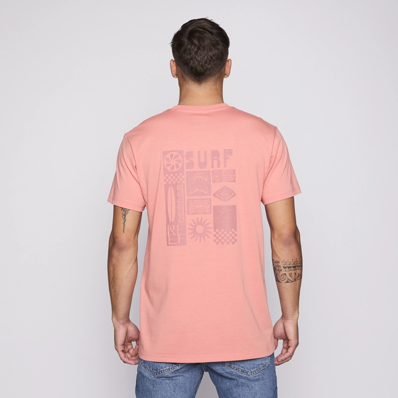 POLERA REEF MEN SURF REEF PINK - 2