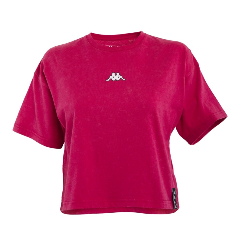 POLERA CROP TOP GIRLS FUCSHIA - 1
