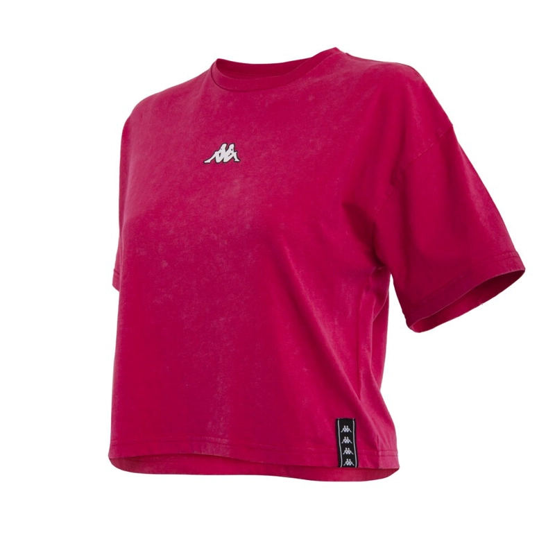 POLERA CROP TOP GIRLS FUCSHIA - 2