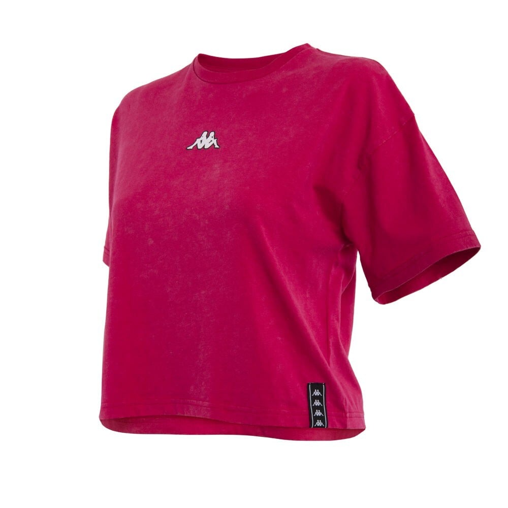 POLERA CROP TOP GIRLS FUCSHIA - 2