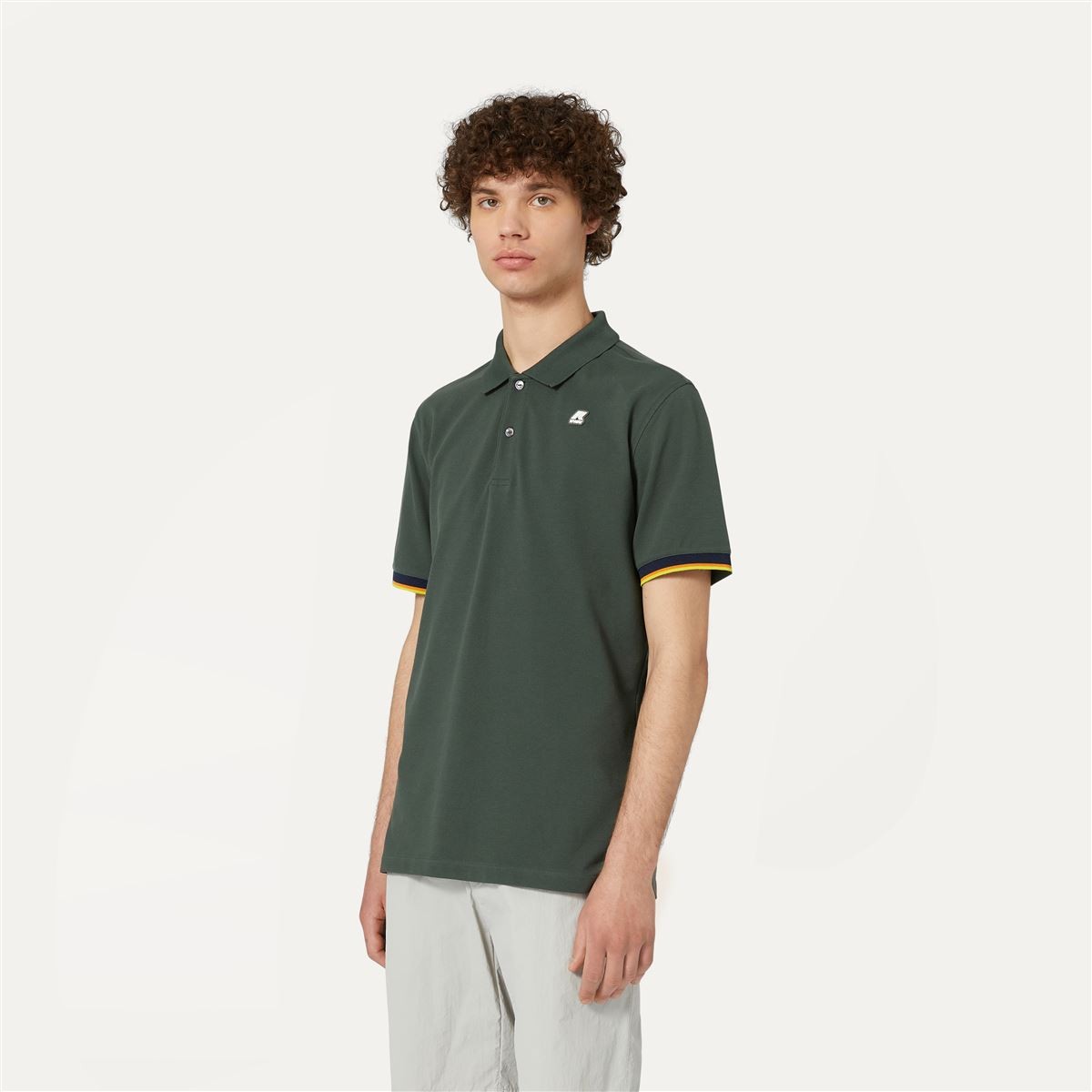 POLERA K-WAY MEN VINCENT GREEN BLACKISH - 3