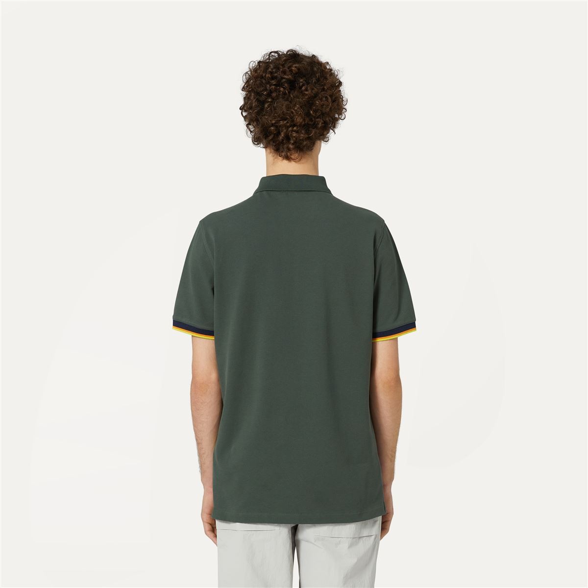 POLERA K-WAY MEN VINCENT GREEN BLACKISH - 4