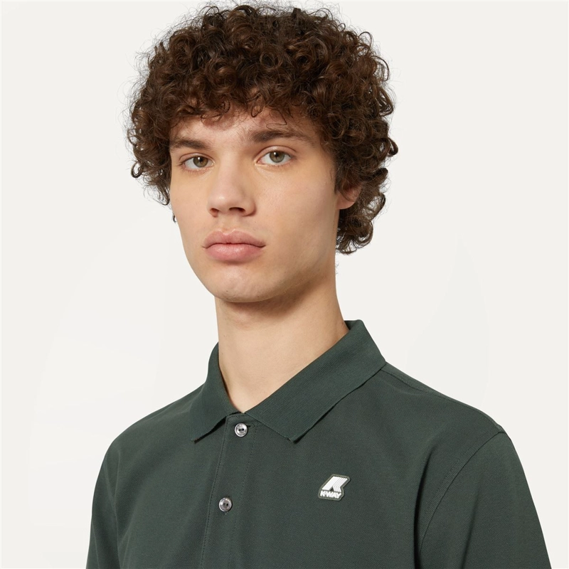 POLERA K-WAY MEN VINCENT GREEN BLACKISH - 5