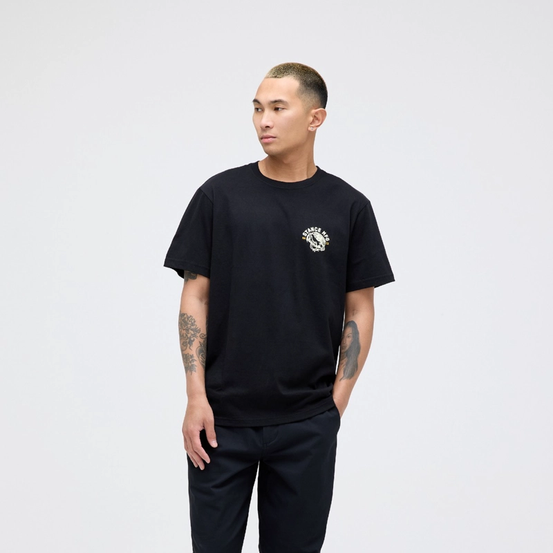 POLERA STANCE CLASSIC PREY BLACK - 2