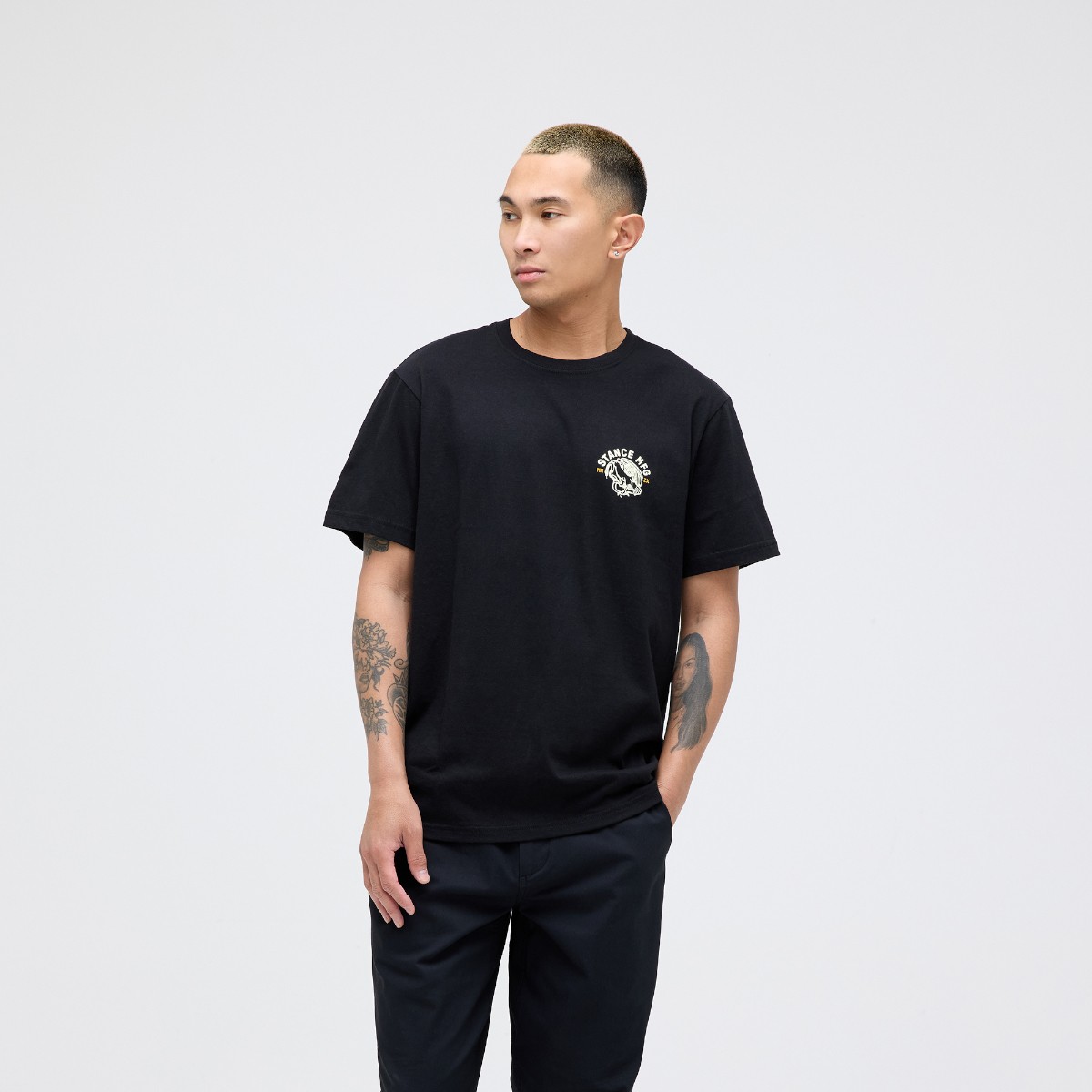 POLERA STANCE CLASSIC PREY BLACK - 2