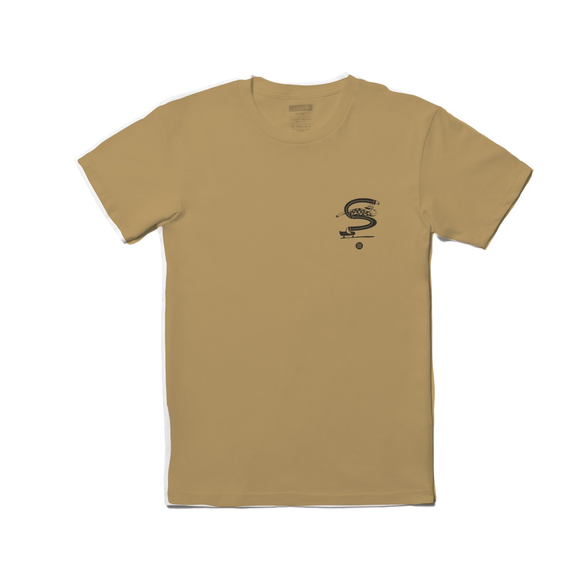 POLERA STANCE POUNDING PAVEMENT TEE KHAKI - 1