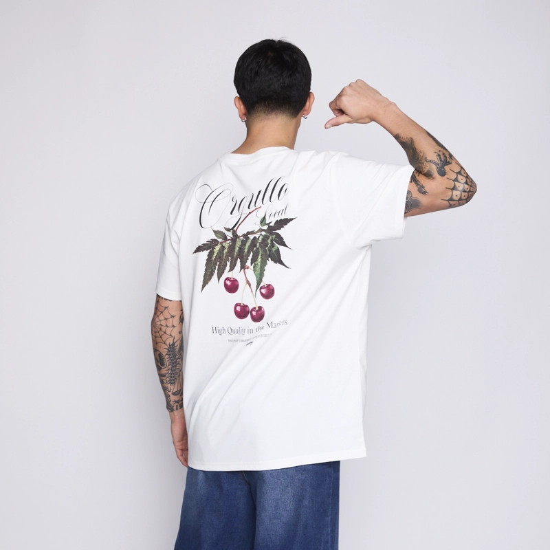 POLERA WHATUP MEN CHERRY WHITE - 3