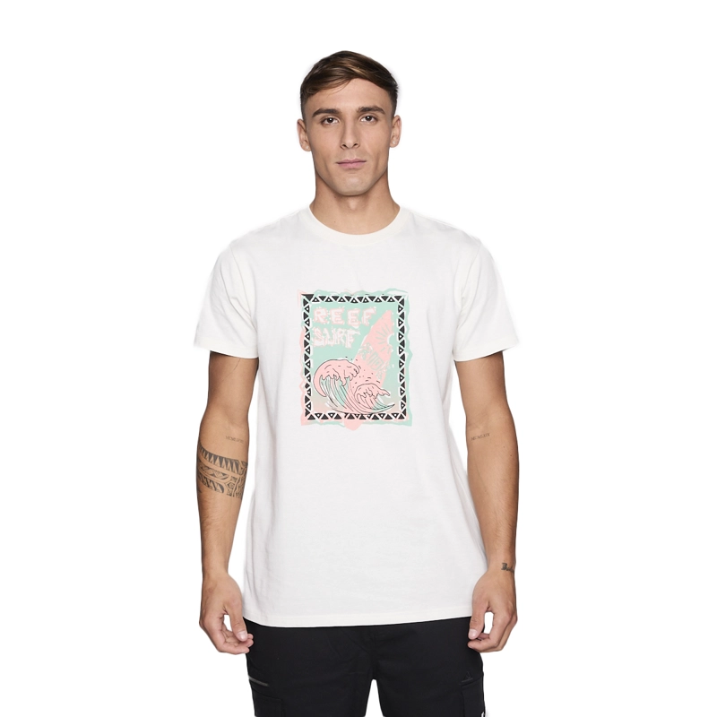 POLERA REEF MEN SURF SURF BEIGE - 1