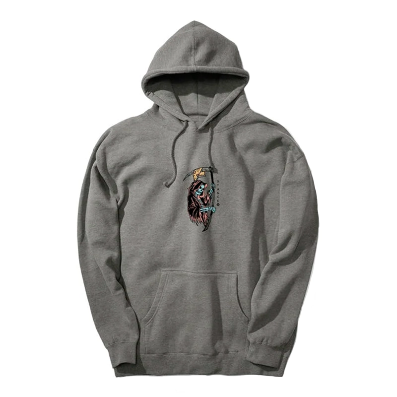 POLERON HOODIE GRIMM PIZZA GUN HEATHER - 1