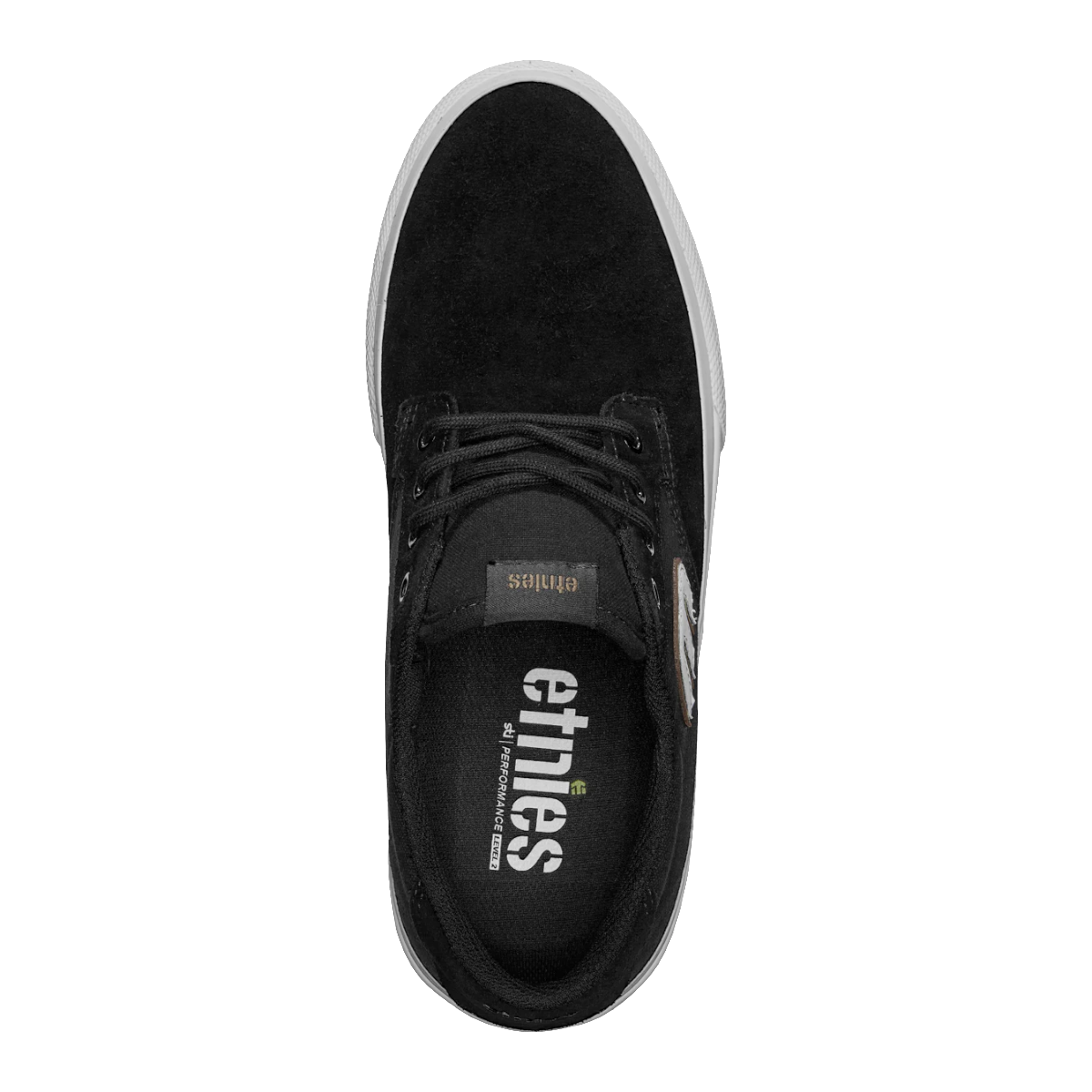ZAPATILLA BARGE PLUS BLACK WHITE - 2