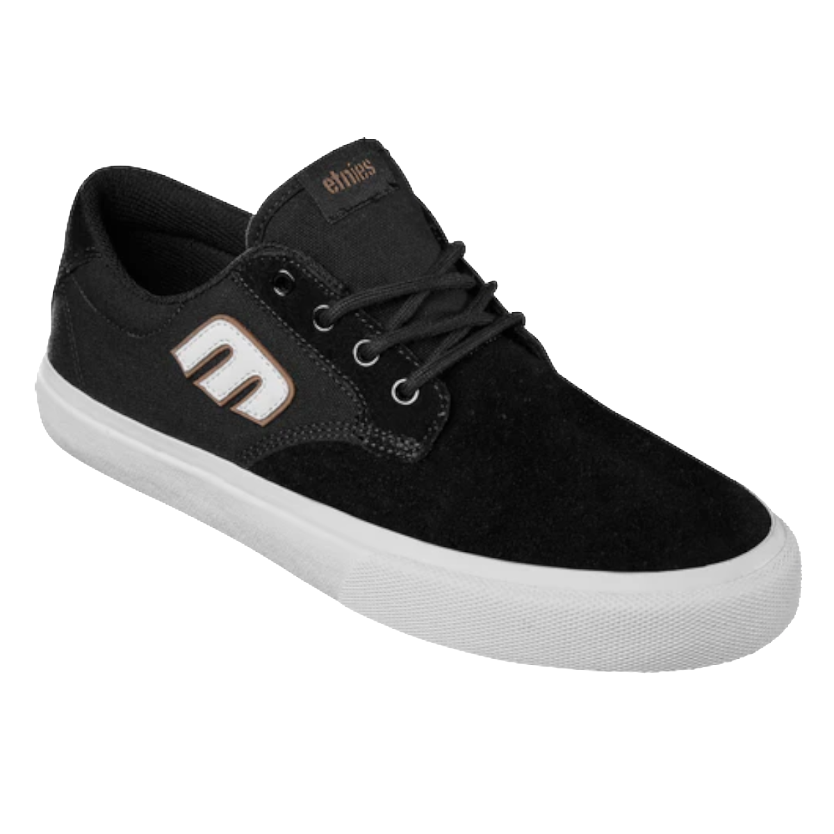 ZAPATILLA BARGE PLUS BLACK WHITE - 4