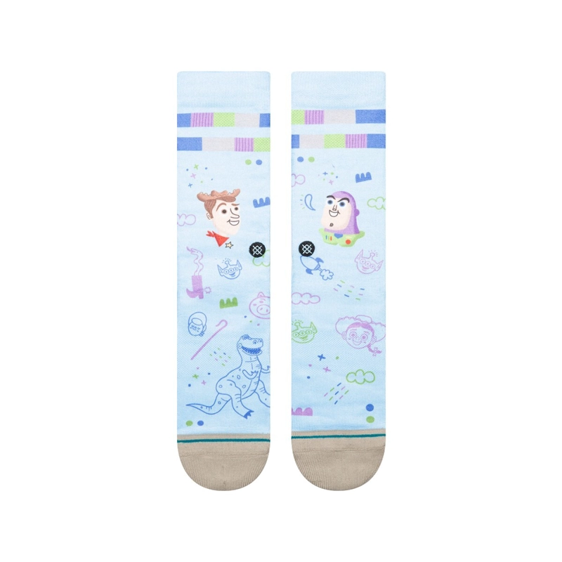 STANCE SOCK MEN TOY STORY BY BUBNIS BLUE - 2