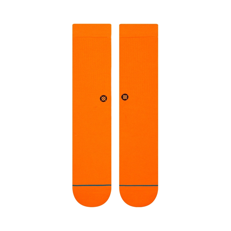 STANCE SOCK ICON NEON ORANGE - 2