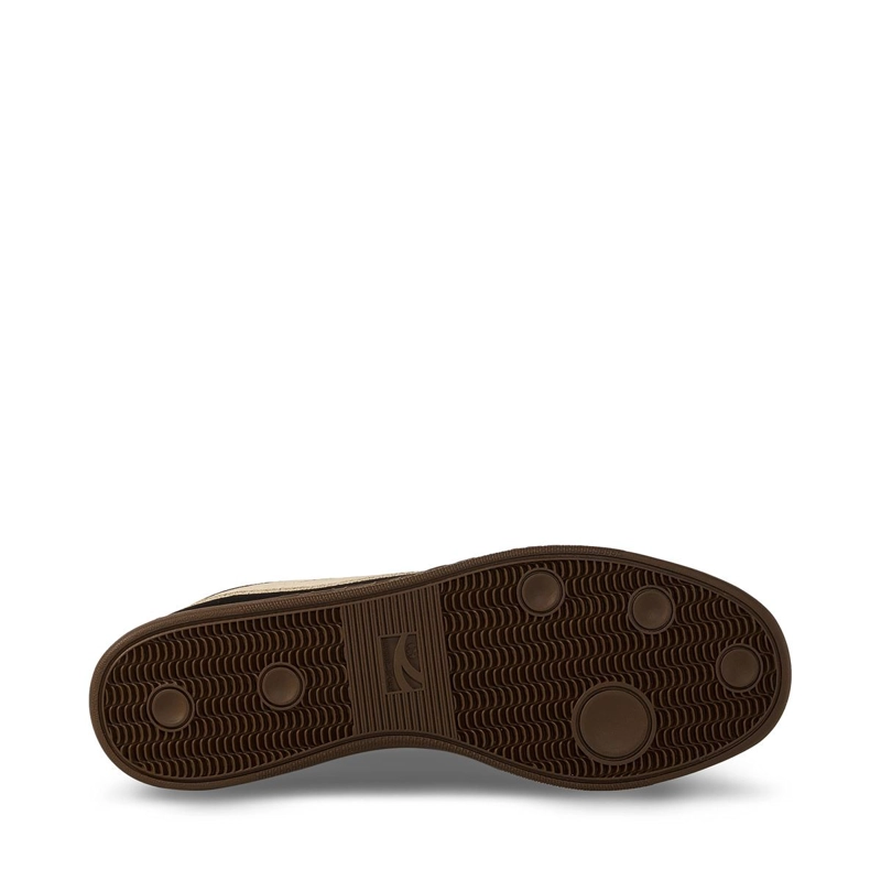 ZAPATILLA SUPERGA 1960 CAPRI SPORT BLACK WHITE MASTICE BROWN - 5
