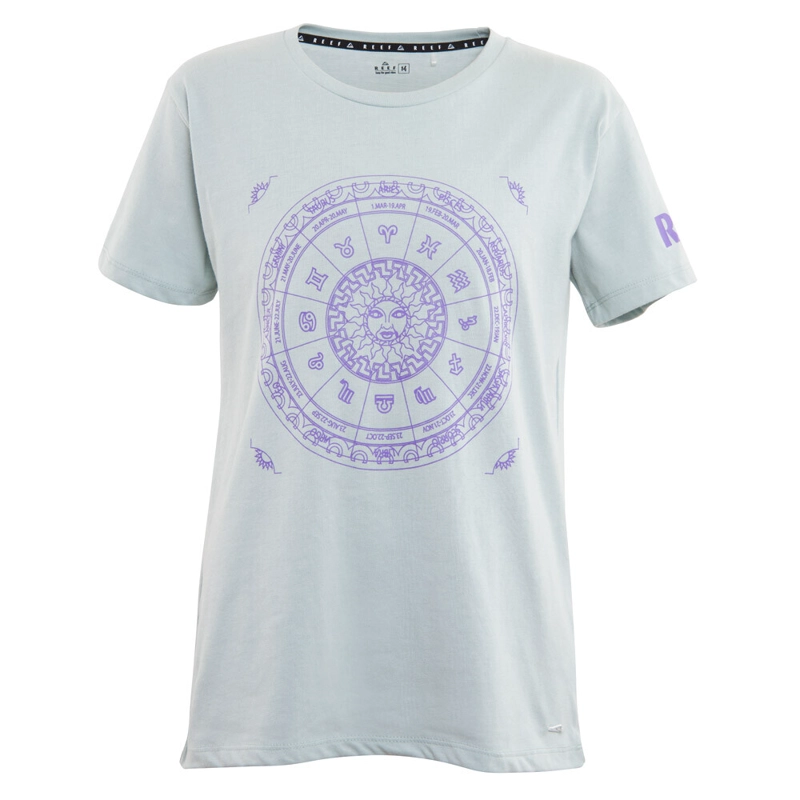 POLERA KIDS ZODIAC GREY PURPLE - 1