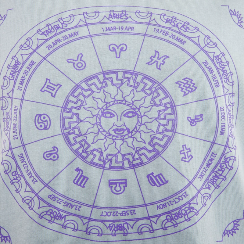 POLERA KIDS ZODIAC GREY PURPLE - 4